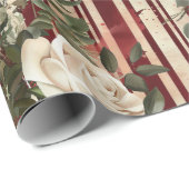 Cozy Vintage Christmas Pattern Geschenkpapier (Rolleneckpunkt)