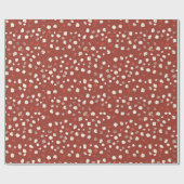 Cozy Vintage Christmas Pattern Geschenkpapier (Flach)