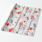 Cozy Vintage Christmas Pattern Geschenkpapier (Ungerollt)