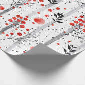 Cozy Vintage Christmas Pattern Geschenkpapier (Ecke)