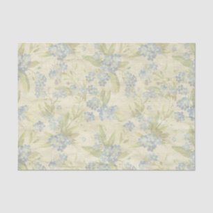 Cozy Vintages Blumengewebe vergessen mich nicht Seidenpapier