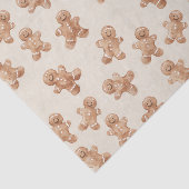Cozy Warm Christmas Gingerbread Cookies Seidenpapier (Ausschnitt)