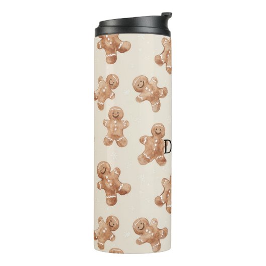 Cozy Warm Christmas Gingerbread Cookies Thermosbecher (Nach links gedreht)
