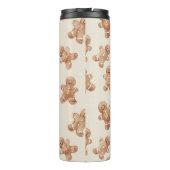 Cozy Warm Christmas Gingerbread Cookies Thermosbecher (Rückseite)