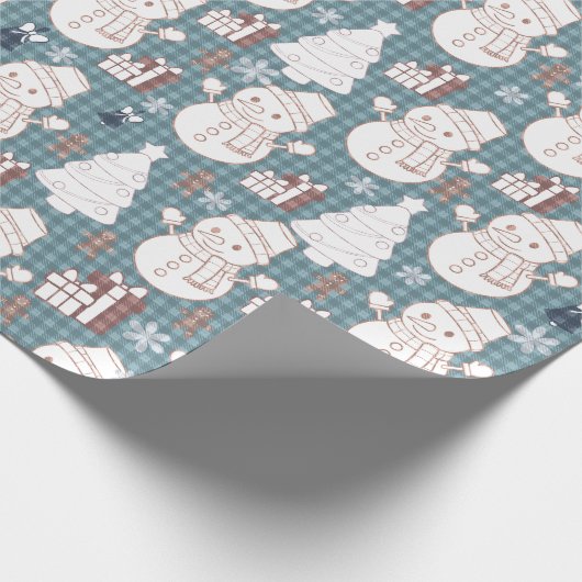 Cozy Whimsical Holiday Geschenkpapier (Ecke)