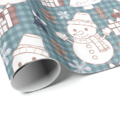Cozy Whimsical Holiday Geschenkpapier (Rolleneckpunkt)