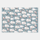 Cozy Whimsical Holiday Geschenkpapier Set (Vorderseite 2)