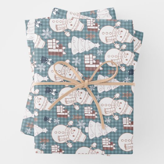 Cozy Whimsical Holiday Geschenkpapier Set (Beispiel)