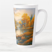 Cozy Windmill Village at Sunrise Milchtasse (Rechts)