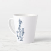 Cozy Winter Botanical Art Milchtasse (Linke Ecke)