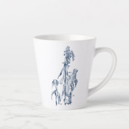 Cozy Winter Botanical Art Milchtasse