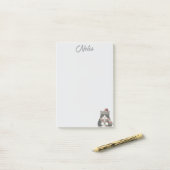 Cozy Winter Cat Notes Post-it Klebezettel (Auf Schreibtisch)