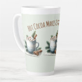 Cozy Winter Cocoa Marshmallow Scene Milchtasse (Linke Ecke)