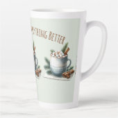 Cozy Winter Cocoa Marshmallow Scene Milchtasse (Rechts)