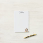 Cozy Winter Dog Notes Post-it Klebezettel (Auf Schreibtisch)