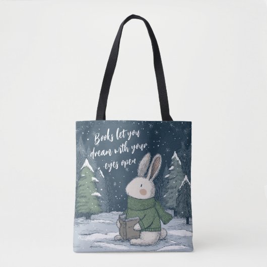 Cozy Winter Reading Book Tasche (Vorderseite)