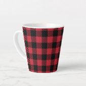 Cozy Winter Red Buffalo Check Milchtasse (Linke Ecke)