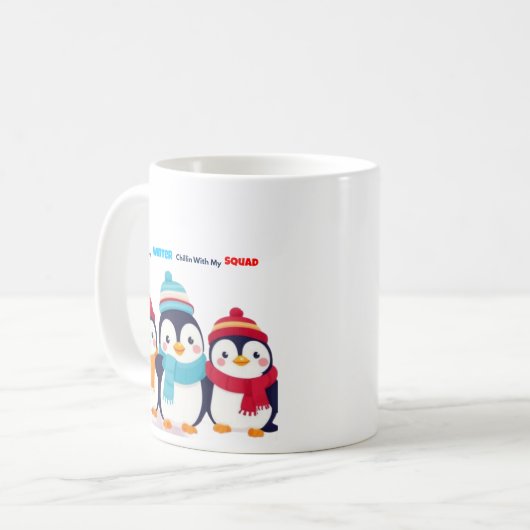 Cozy Winter Squad Goals Kaffeetasse (Vorderseite Links)