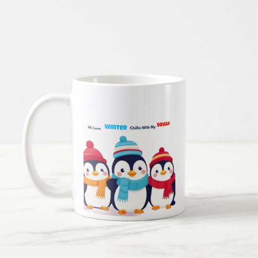 Cozy Winter Squad Goals Kaffeetasse (Links)