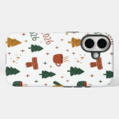 Cozy Winter Vibes 2026 - Cute Puppy and Kitten Chr Case-Mate iPhone Hülle (Rückseite (Horizontal))