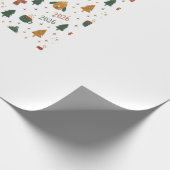 Cozy Winter Vibes 2026 - Cute Puppy and Kitten Chr Geschenkpapier (Ecke)