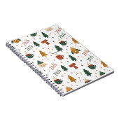 Cozy Winter Vibes 2026 - Cute Puppy and Kitten Chr Notizblock (Rechte Seite)