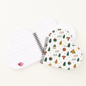 Cozy Winter Vibes 2026 - Cute Puppy and Kitten Chr Notizblock (Innenseite)