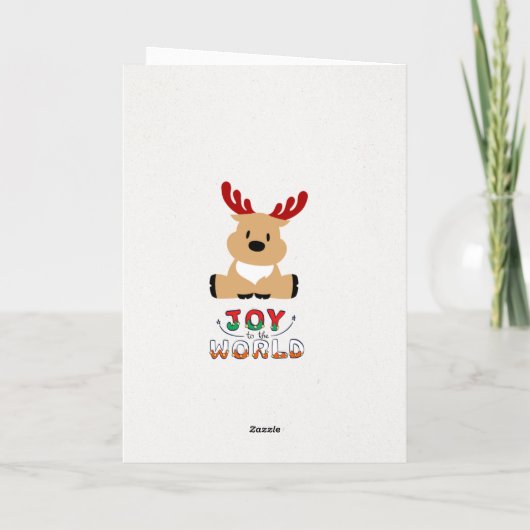 Cozy Winter Village Christmas Card – Warm Holiday  Karte (Rückseite)