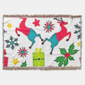 Cozy Winter Wonder Pattern Dream Design Decke (Vorderseite)