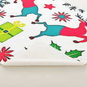 Cozy Winter Wonder Pattern Dream Design Sherpadecke (3/4)