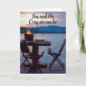 **COZY WIR WERDEN*** ES IST *UNSER JAHRESZEITRAUM* KARTE (Vorderseite)