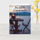 **COZY WIR WERDEN*** ES IST *UNSER JAHRESZEITRAUM* KARTE (Gelbe Blume)