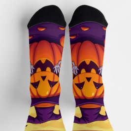 Cozy Witch Coffee Socks – Cute Halloween Magic Socken