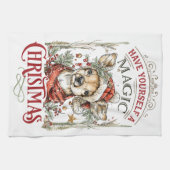 Cozy Woodland Holiday Geschirrtuch (Horizontal)