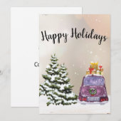 CozyBun Feiertagskarte (Vorne/Hinten)