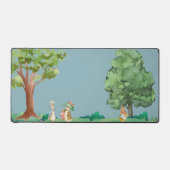 CozyBun Forest Schreibtischunterlage (Vorderseite)