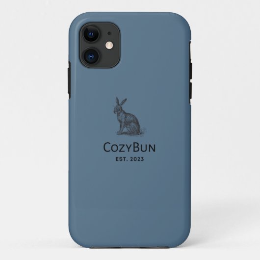 CozyBun iPhone Case (Rückseite)