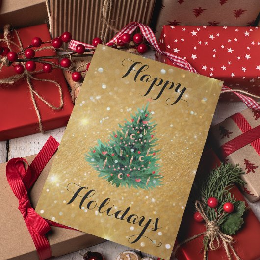 CozyBun Sparkle Feiertagskarte