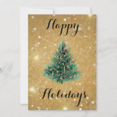 CozyBun Sparkle Feiertagskarte (Vorderseite)