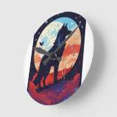 CozyDream Pillow Runde Wanduhr (Winkel)