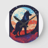 CozyDream Pillow Runde Wanduhr (Vorderseite)