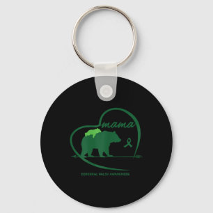Cp Mama Mama Bear Green Ribbon Cerebra Palsy Aware Schlüsselanhänger