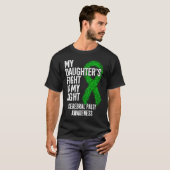 CP My Daughter's Fight Is My Fight Cerebral Palsy T-Shirt (Vorne ganz)
