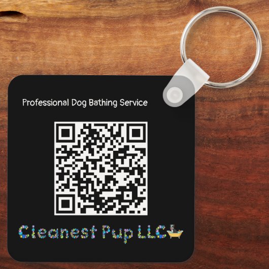 CP QR Code Schlüsselanhänger (Rückseite)