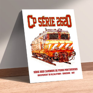 CP Serie 2620 Elektrische Lokomotive. Nez-Casse Lo Fotodruck