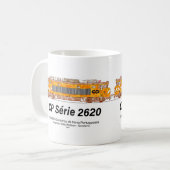 CP Serie 2620 Elektrische Lokomotive. Nez-Casse Lo Kaffeetasse (Vorderseite Links)