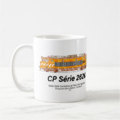 CP Serie 2620 Elektrische Lokomotive. Nez-Casse Lo Kaffeetasse (Links)