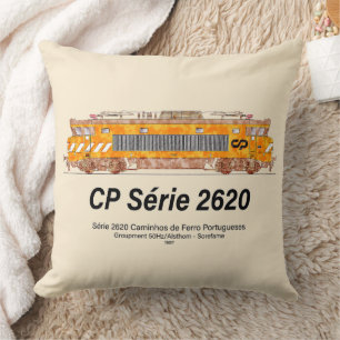 CP Serie 2620 Elektrische Lokomotive. Nez-Casse Lo Kissen