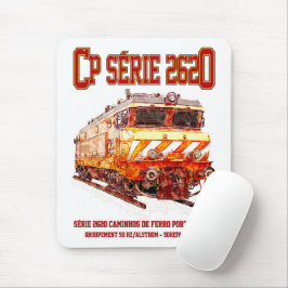 CP Serie 2620 Elektrische Lokomotive. Nez-Casse Lo Mousepad