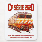 CP Serie 2620 Elektrische Lokomotive. Nez-Casse Lo Mousepad (Vorne)